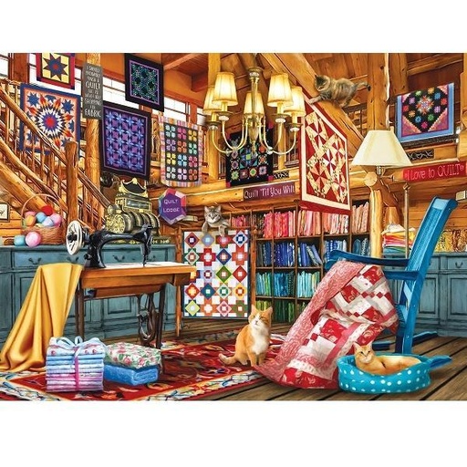 [CKR-28594] The Quilt Lodge from SunsOut Puzzles