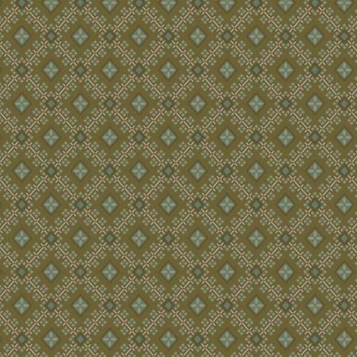 [MB-220332-OLV] Midnight Lace Petal Plaid Olive By Paula Barnes For Marcus Brothers