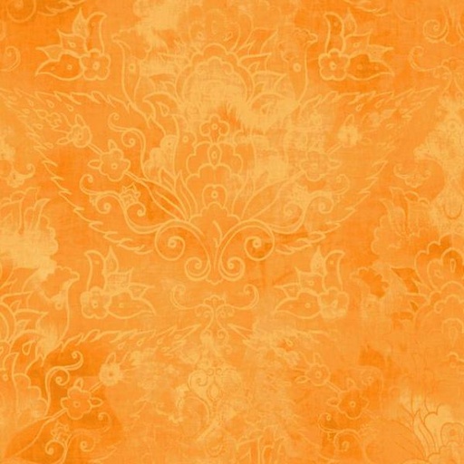 [MB-4704-LORG] Fantasy Lt Orange by Sarah J Maxwell for Marcus Fabrics