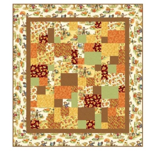 [PP-PumpkinFarmKit] Pumpkin Farm Quilt Kit