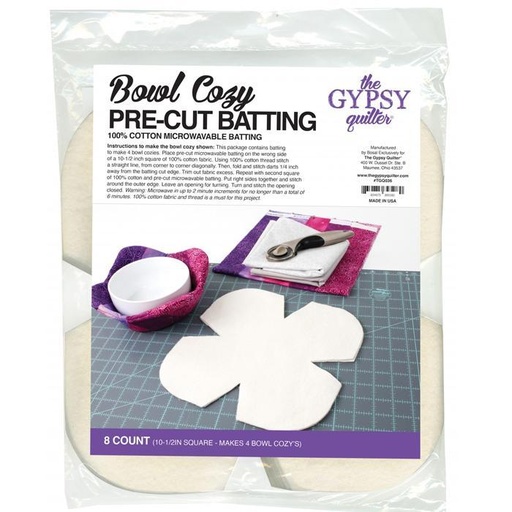 [TGQ-036] Bowl Cozy Pre-cut Batting from The Gypsy Quilter