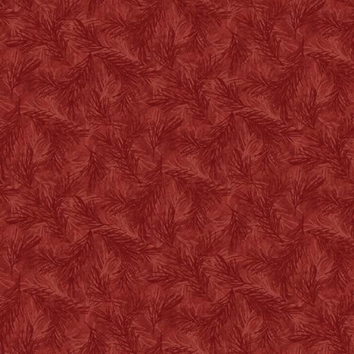 [MB-210222-RED] Holiday Foliage Branches Red By Laura Berringer For Marcus Brothers