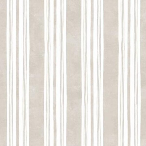 [PB-4802-ECRU] Homemade Happiness Stripe Ecru By Silvia Vassileva Collection For P & B Textiles