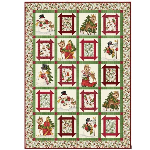 [PP-WinterJoy] Winter Joy Quilt Kit from Henry Glass