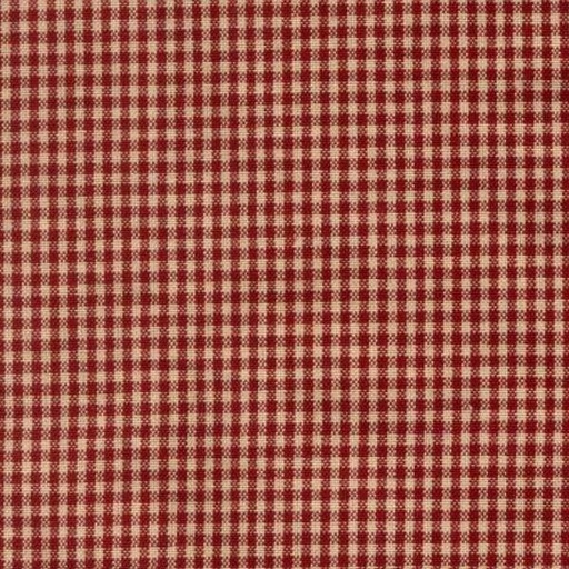 [CKR-736-33] Tea Towel Mini Check Red by Dunroven House