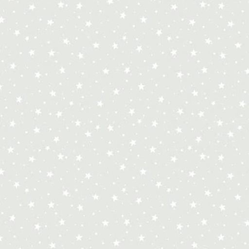 [PB-RA13-4884-W] Ramblings 13 Stars/Dots White On White By P & B Textiles