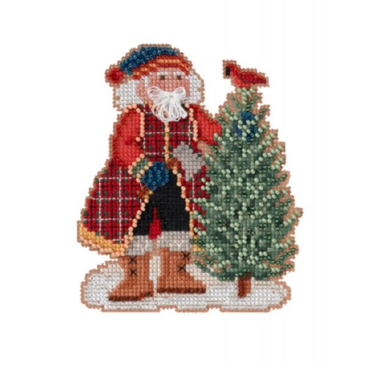 [WIC-MH20-2231] Scotch Pine Santa Ornament Kit By Mill Hill