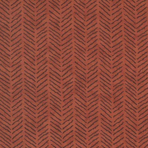 [MOD-6896-13] Sunflower Garden Chevrons Rust By Holly Taylor For Moda