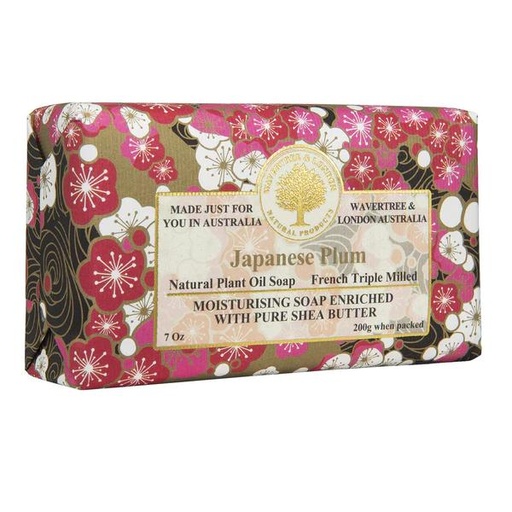 [WTL-JapnPlum] Japanese Plum 7Oz Bar Soap By Wavertree & London