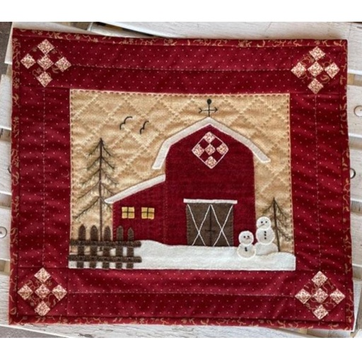 [PP-LittleRedBarn] Little Red Barn Quilt Kit