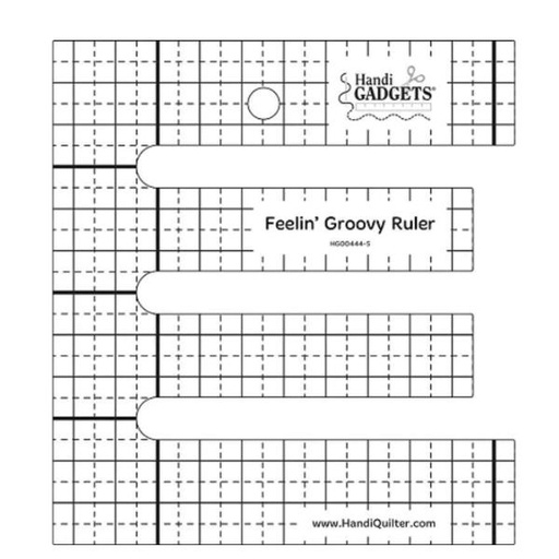 [HQ-HG0004445] Feelin' Groovy Ruler by Handi Quilter