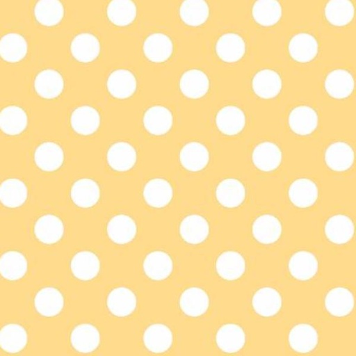 [MAY-8216-S] Kimberbell Basics Dots Yellow From Maywood Studio