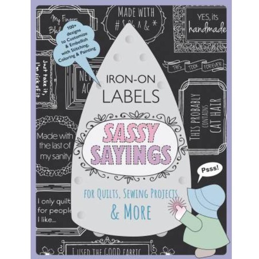 [CT-20500] Sassy Sayings Iron-On Labels By C & T Publishing