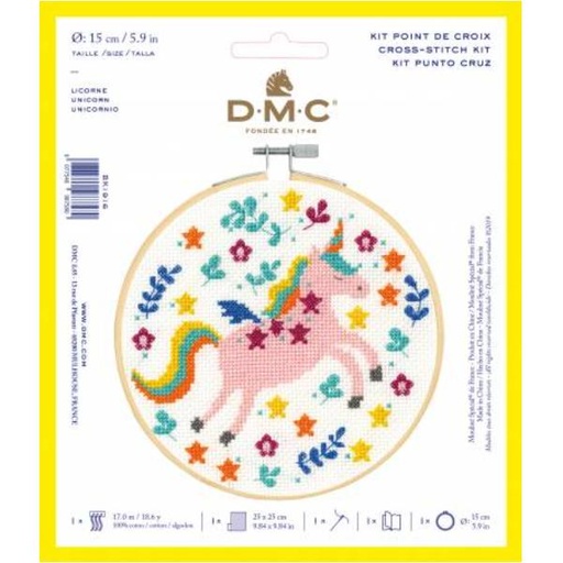 [DMC-BK1916] Unicorn  Counted Cross Stitch Kit from Dimensions