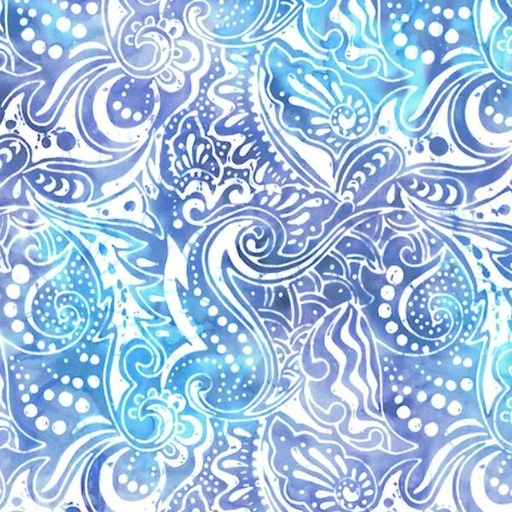 [ANF-2383-CELE] Luna Batik Abstract Celestial By Anthology Fabrics