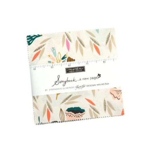 [MOD-45550PP] Songbook A New Page Charm Pack by Fancy That Design House for Moda Fabrics