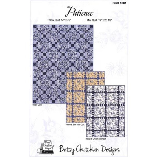 [BCD-1601] Patience Quilt Pattern By Betsy Chutchian Designs