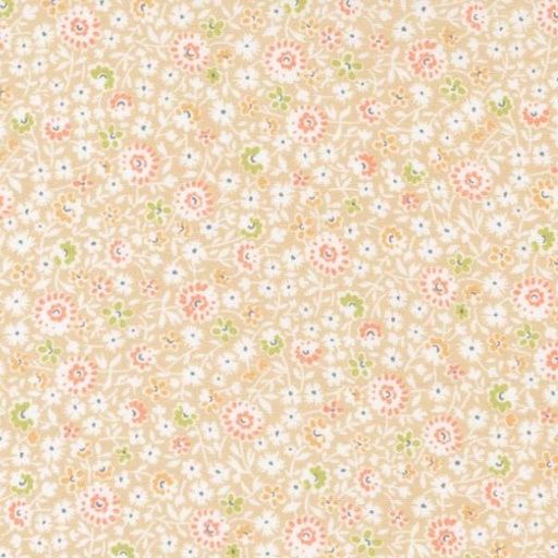 [MOD-20453-15] Cinnamon Cream Fall Medley Flax by Fig Tree Co. for Moda