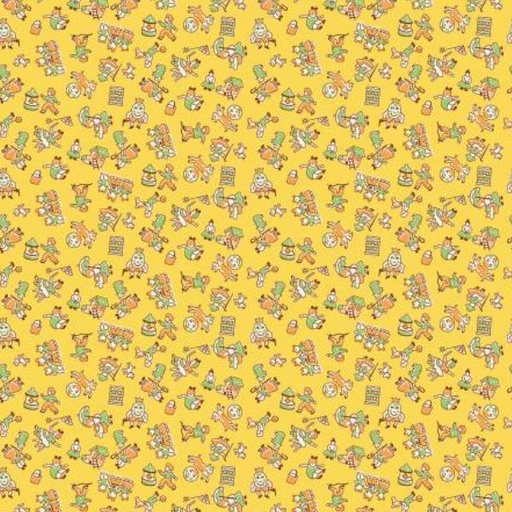 [WF-53199-2] Storybook 22 Classics Yellow By Mykt Collection For Windham Fabrics