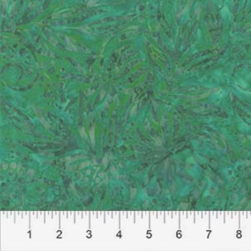 [NOR-80870-69] Birds Of Paradise Emerald By Banyan Batiks For Northcott