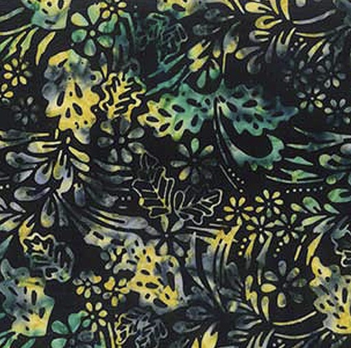 [NOR-80872-99] Birds Of Paradise Black By Banyan Batiks For Northcott