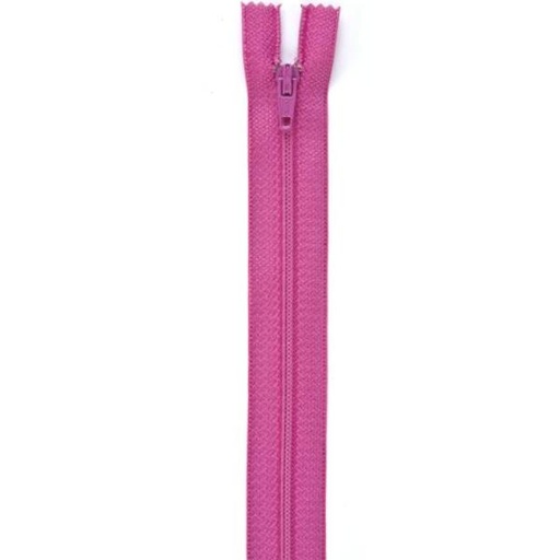 [COA-F72-12-320A] All-Purpose Polyester Coil Zipper 12In Hot Pink By Coats & Clark