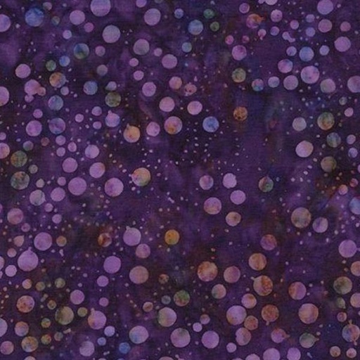 [TTR-8166Purple] Tonga Batik Floating Pearls Purple By Timeless Treasures