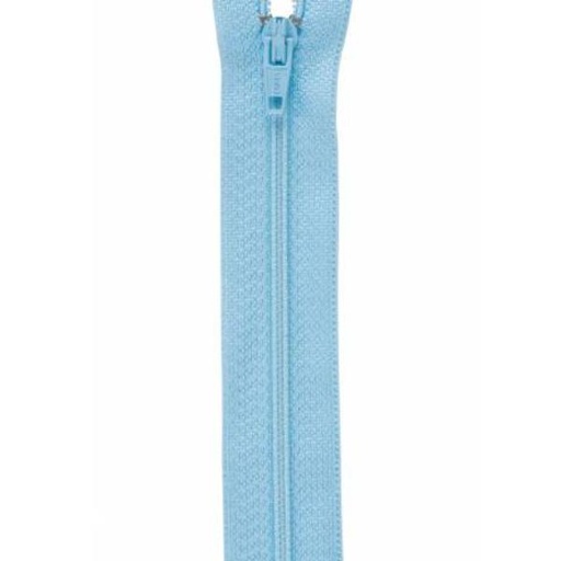 [COA-F72-12-409] All-Purpose Polyester Coil Zipper 12In Icy Blue By Coats & Clark