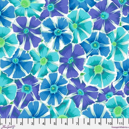 [FR-PWPJ117.Blue] Kaffe Fassett Collective Pinwheels Blue By Philip Jacobs From Free Spirit