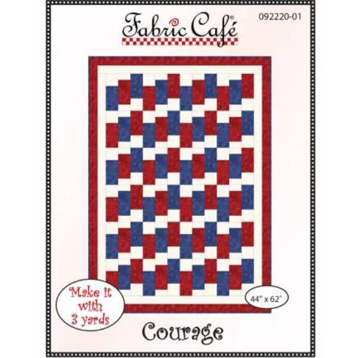 [FC-092220-01] Courage Quilt Pattern From Fabric Cafe