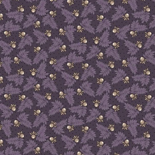 [BLAN-2666-55] Garden Club Ferns Purple By Missie Carpenter For Blank Quilting