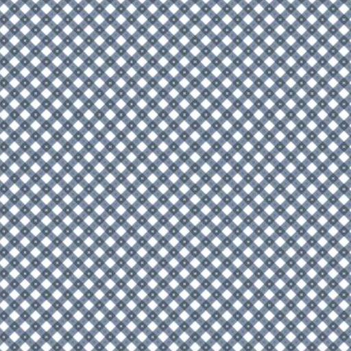 [PC-21212-BLU] Gingham Picnic Blue By Poppie Cotton