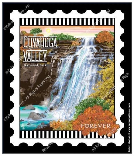 [ZEB-Cuyahoga] International City Stamp: Cuyahoga Valley