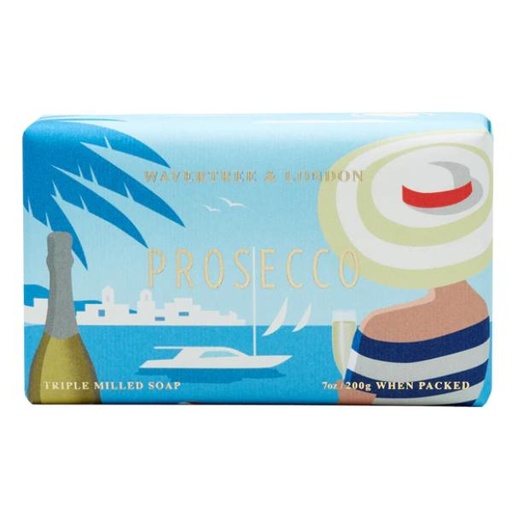 [WTL-50] Prosecco Soap 7Oz Soap Bar By Wavertree & London