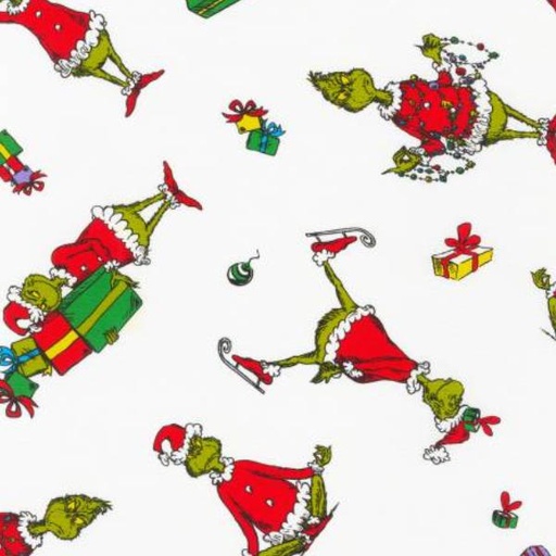 [KAUF-20996-223] How the Grinch Stole Christmas Holiday White by Robert Kaufman