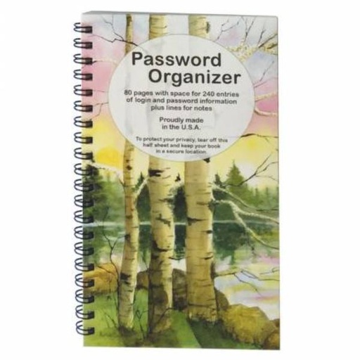 [CKR-B04] Password Organizer Birches from It Takes Two