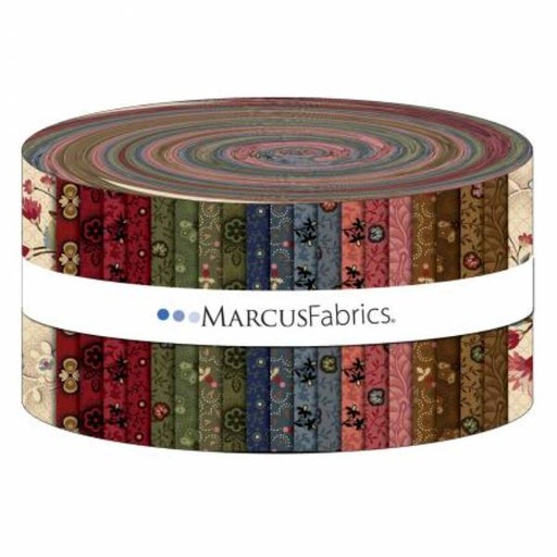 [MB-ST63-0006] Lily'S Locket 2.5" Jelly Rolls By Pam Buda From Marcus Fabrics