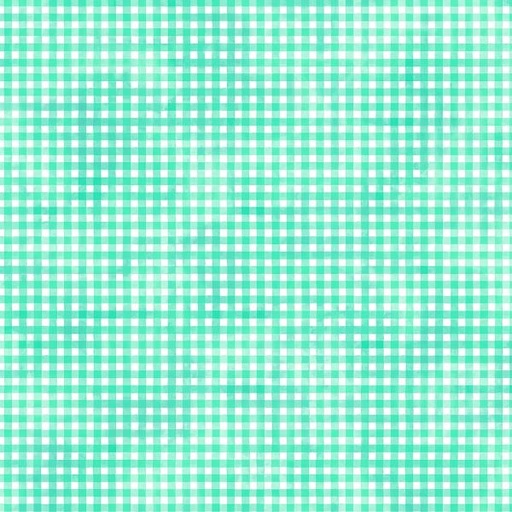 [PB-4985-M] Gingham Teal From The Sorbet Collection By P&B Textiles