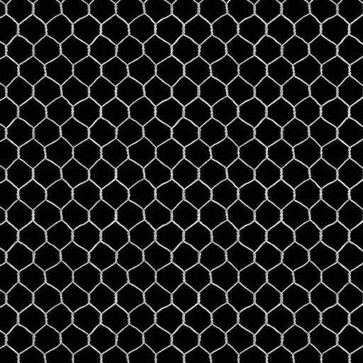 [TTR-8148-BLK] Chicken Coop Wire Black By Timeless Treasures