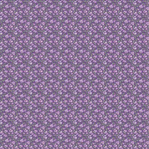 [NOR-25402-88] Lilac Garden Mini Lilacs Purple By Deborah Edwards For Northcott