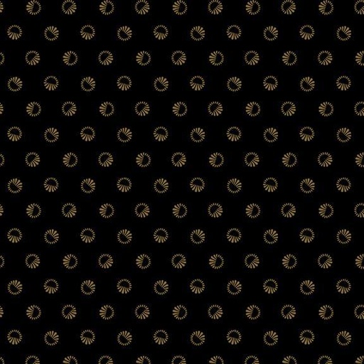 [MB-220312-BLK] Paula'S Companions Ii Ring Toss Black By Paula Barnes For Marcus Fabrics