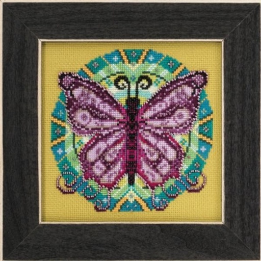 [WIC-MH17-2111] Mandala Quartet Spring Mandala 2021 Cross Stitch Kit from Mill Hill