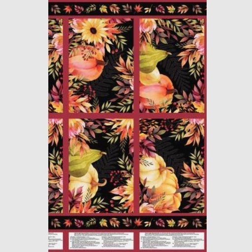 [WP-32101-397] Autumn Light Placemat Panel Multi By Lola Molina For Wilmington Prints