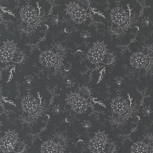 [MOD-49200-15] Rustic Gatherings Swirling Flowers Charcoal By Primitive Gatherings For Moda