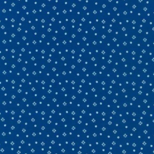 [KAUF-21272-9] Daisy'S Bluework Small Flowers Navy By Debbie Beaves For Robert Kaufman