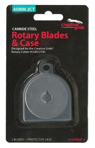 [CGR-RB45-2] Creative Grids 45Mm Replacement Rotary Blade 2Pk