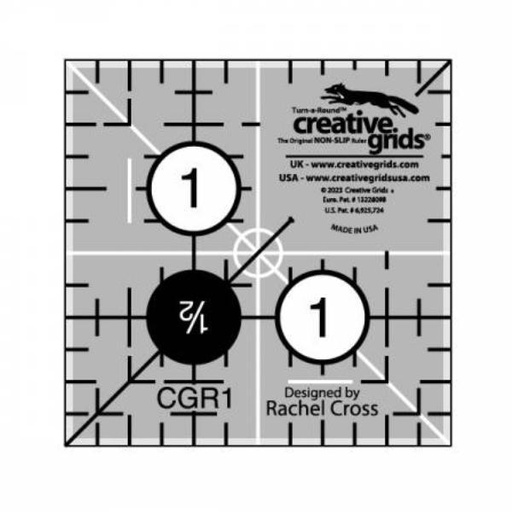 [CGR-1] Creative Grids Quilt Ruler 1-1/2in Square