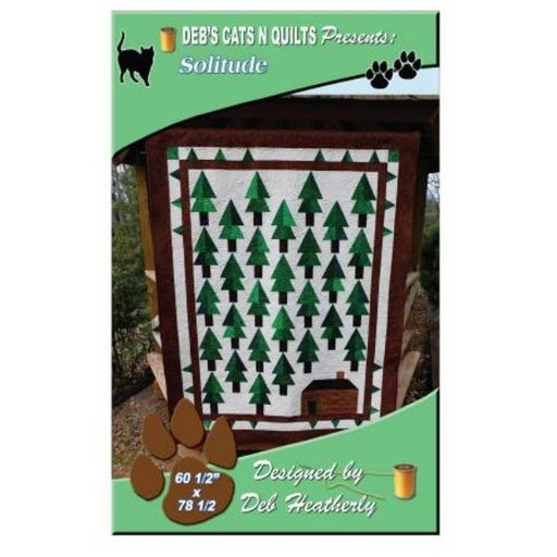 [DH-2310] Solitude Quilt Pattern By Deb Heatherly For Deb'S Cats N Quilts