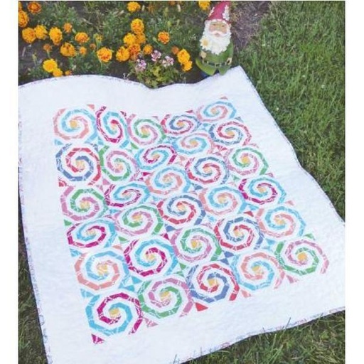 [CLP-JAW048] Swirly Pearly Buttons Quilt Pattern by Jean Ann Wright for Cut Loose Press