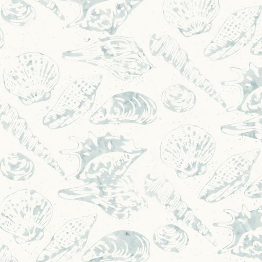 [HOF-DM4-674] Bali Batik Sea Shell L. Gray By Wildfire Designs For Hoffman Fabrics